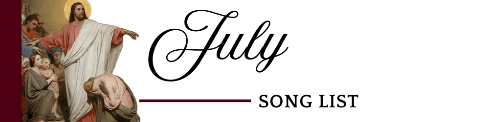 July 2023 Song List