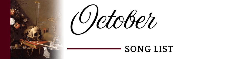 October 2023 Song List